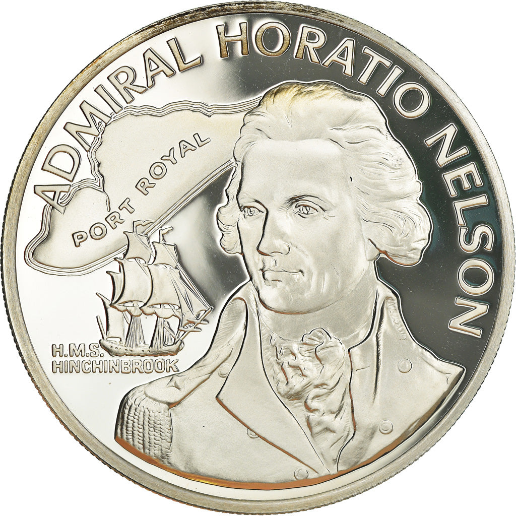 Coin, Jamaica, Elizabeth II, 10 Dollars, 1976, Franklin Mint, USA, Proof