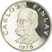 Moeda, Panamá, 5 Centesimos, 1975, U.S. Mint, Proof, MS(65-70), Cobre Revestido