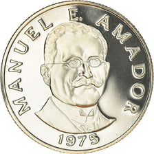 Moneta, Panama, 10 Centesimos, 1975, Franklin Mint, Proof, FDC, Rame ricoperto