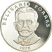 Coin, Panama, 5 Balboas, 1975, U.S. Mint, Proof, MS(65-70), Silver, KM:40.1a