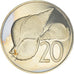 Coin, Cook Islands, Elizabeth II, 20 Cents, 1976, Franklin Mint, USA, Proof