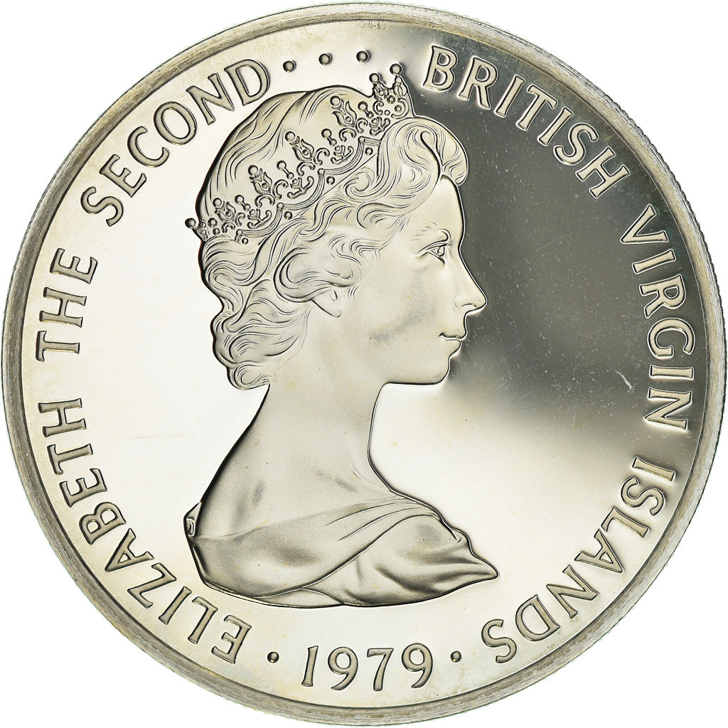 Coin, BRITISH VIRGIN ISLANDS, Elizabeth II, 5 Dollars, 1979, Franklin Mint