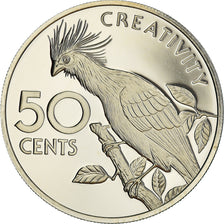 Coin, Guyana, 50 Cents, 1976, Franklin Mint, Proof, MS(65-70), Copper-nickel