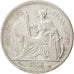 FRENCH INDO-CHINA, Piastre, 1888, Paris, KM #5, EF(40-45), Silver, Lecompte...