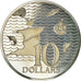 Monnaie, TRINIDAD & TOBAGO, 10 Dollars, 1975, Franklin Mint, Proof, FDC, Argent