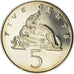 Monnaie, Jamaica, Elizabeth II, 5 Cents, 1979, Franklin Mint, USA, Proof, FDC