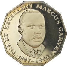 Moneta, Giamaica, Elizabeth II, 50 Cents, 1979, Franklin Mint, USA, Proof, FDC