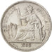FRENCH INDO-CHINA, Piastre, 1888, Paris, KM #5, EF(40-45), Silver, Lecompte...