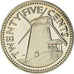 Coin, Barbados, 25 Cents, 1976, Franklin Mint, Proof, MS(65-70), Copper-nickel