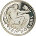 Moneta, Barbados, 10 Dollars, 1976, Franklin Mint, Proof, FDC, Argento, KM:26a