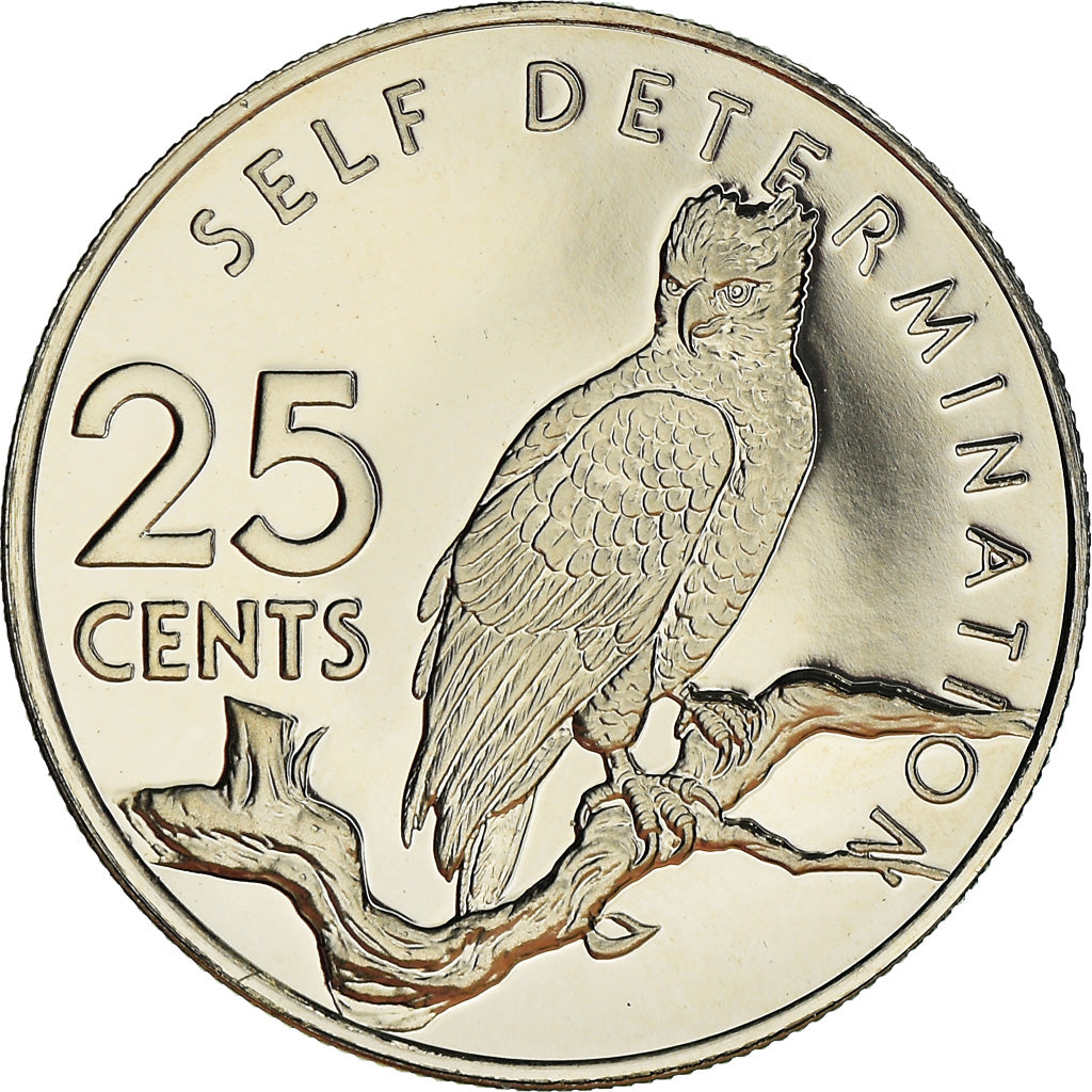 Monnaie, Guyana, 25 Cents, 1976, Franklin Mint, Proof, FDC, Cupro-nickel, KM:40