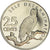 Moeda, Guiana, 25 Cents, 1976, Franklin Mint, Proof, MS(65-70), Cobre-níquel