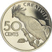 Coin, Guyana, 50 Cents, 1976, Franklin Mint, Proof, MS(65-70), Copper-nickel