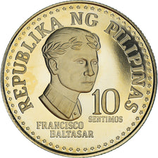 Moneta, Filippine, 10 Sentimos, 1978, Franklin Mint, Proof, FDC, Rame-nichel