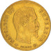 Moneda, Francia, Napoleon III, 10 Francs, 1859, Paris, BC+, Oro, KM:784.3