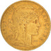 Moneta, Francia, Marianne, 10 Francs, 1905, Paris, MB+, Oro, KM:846