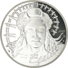 France, 20 Euro, Marianne, Egalité, 2018, Paris, Proof, MS(65-70), Silver