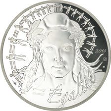 Francia, 20 Euro, Marianne, Egalité, 2018, Paris, Proof, FDC, Plata