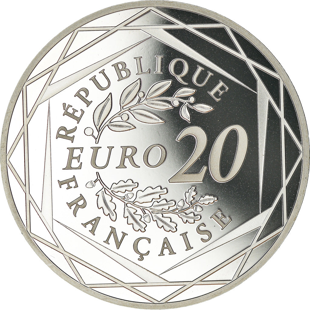France, 20 Euro, Marianne, Egalité, 2018, Paris, Proof, MS(65-70), Silver