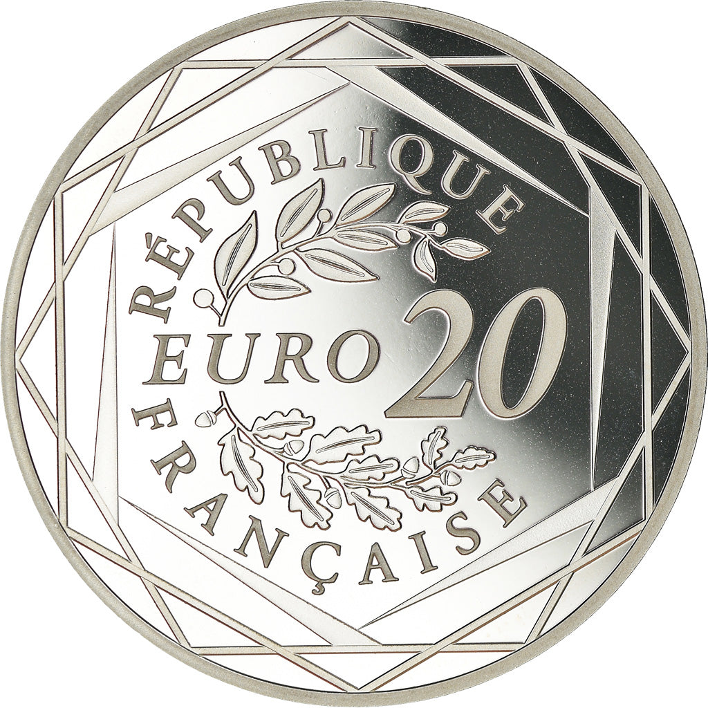 France, 20 Euro, Marianne, Egalité, 2018, Paris, Proof, MS(65-70), Silver