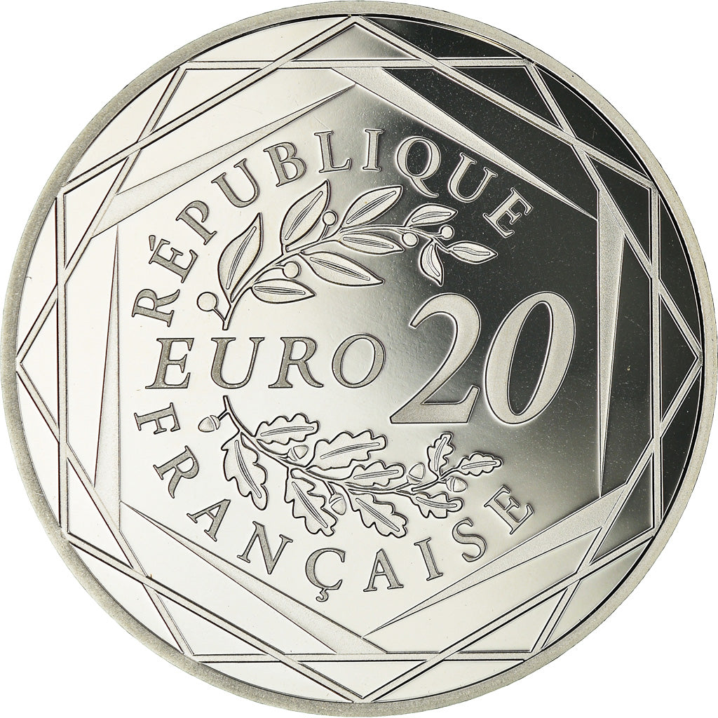 France, Monnaie de Paris, 20 Euro, Marianne, 2017, Paris, Proof, FDC, Argent