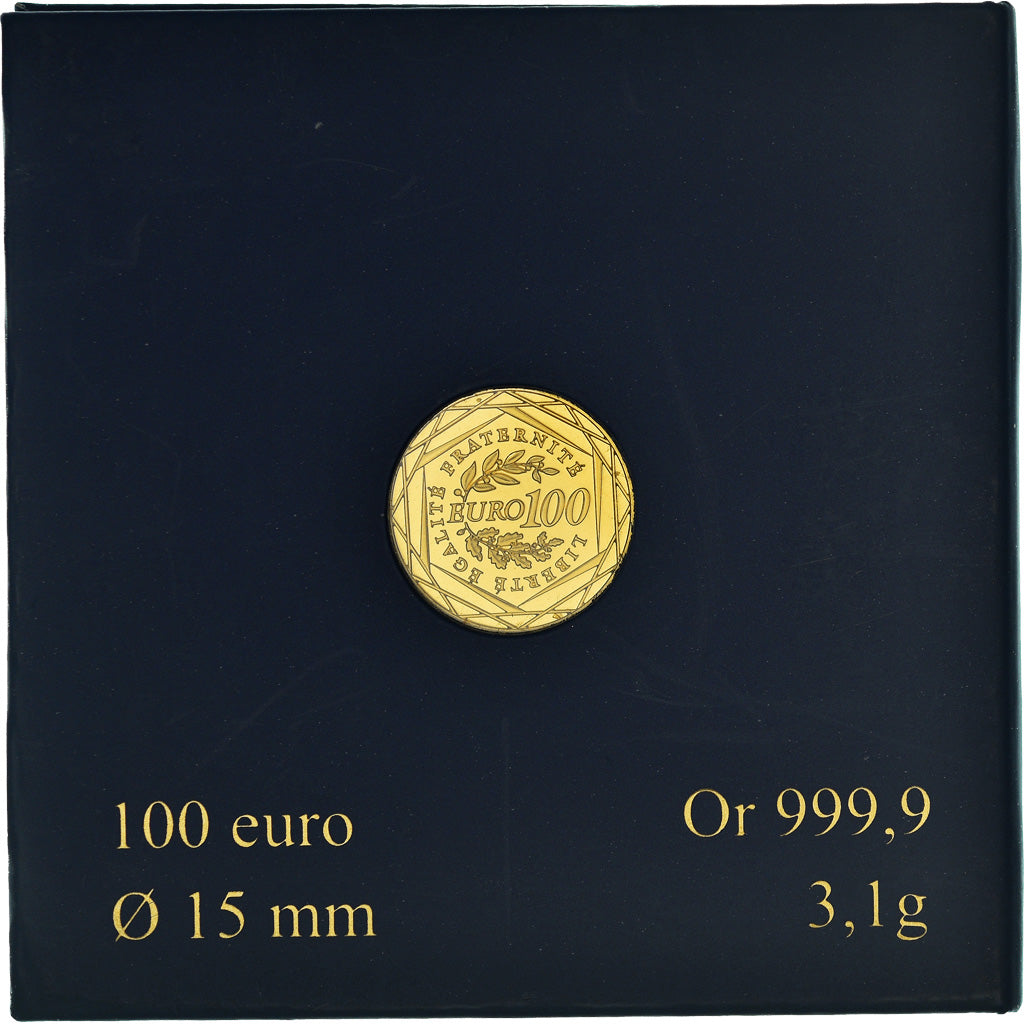 France, 100 Euro, 2010, Paris, MS(65-70), Gold, KM:1536