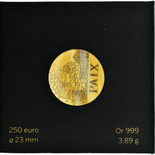 France, 250 Euro, Paix, 2013, Paris, Proof, MS(65-70), Gold