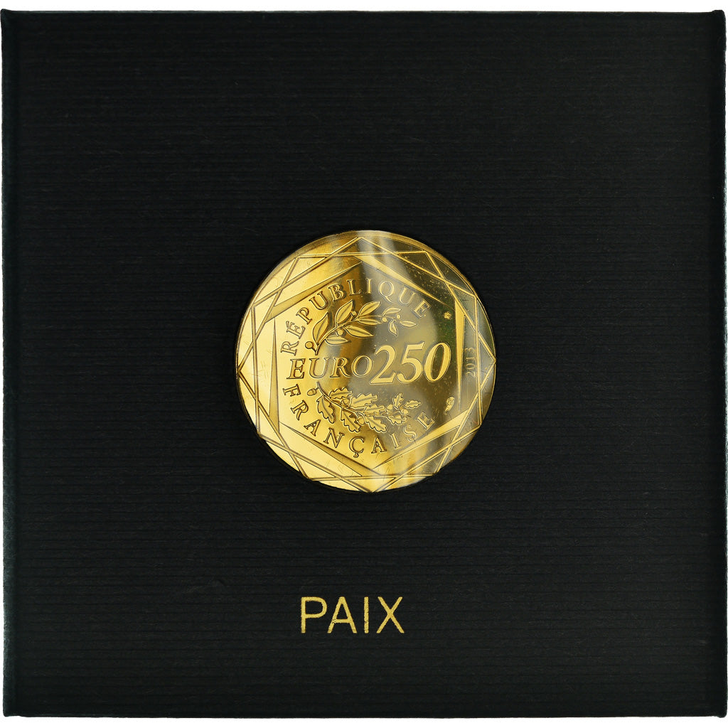 France, 250 Euro, Paix, 2013, Paris, Proof, MS(65-70), Gold