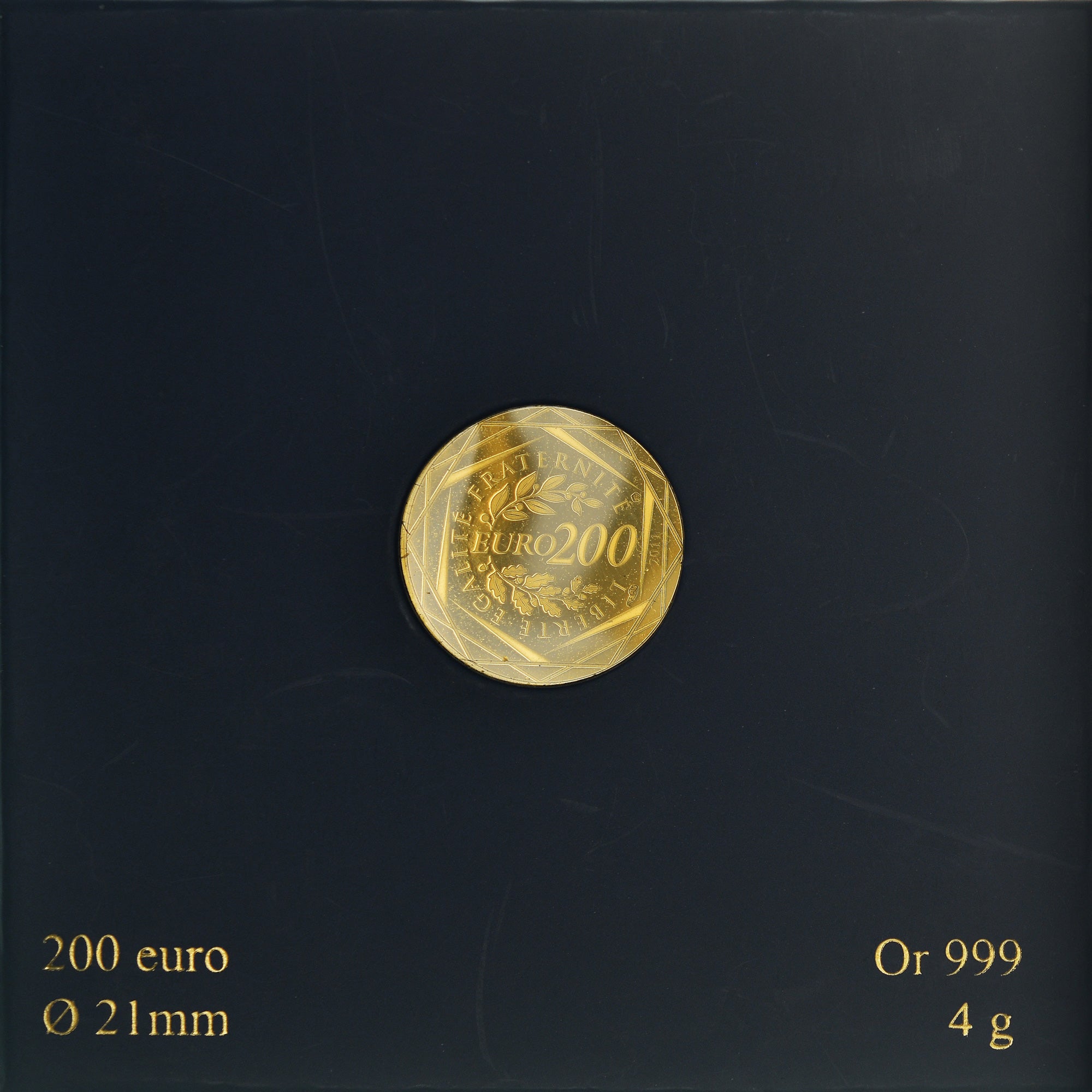 France, 200 Euro, 2011, Paris, Proof, MS(65-70), Gold, Gadoury:16, KM:1757