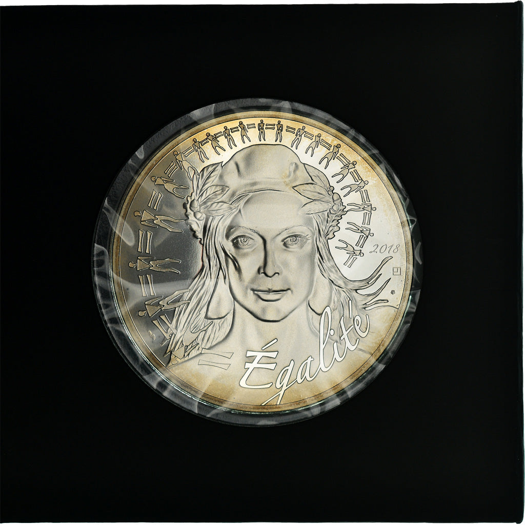 France, 100 Euro, Marianne, 2018, Paris, Proof, FDC, Argent