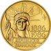 Moneta, Francja, 100 Francs, 1986, MS(65-70), Złoto, KM:960b, Gadoury:901