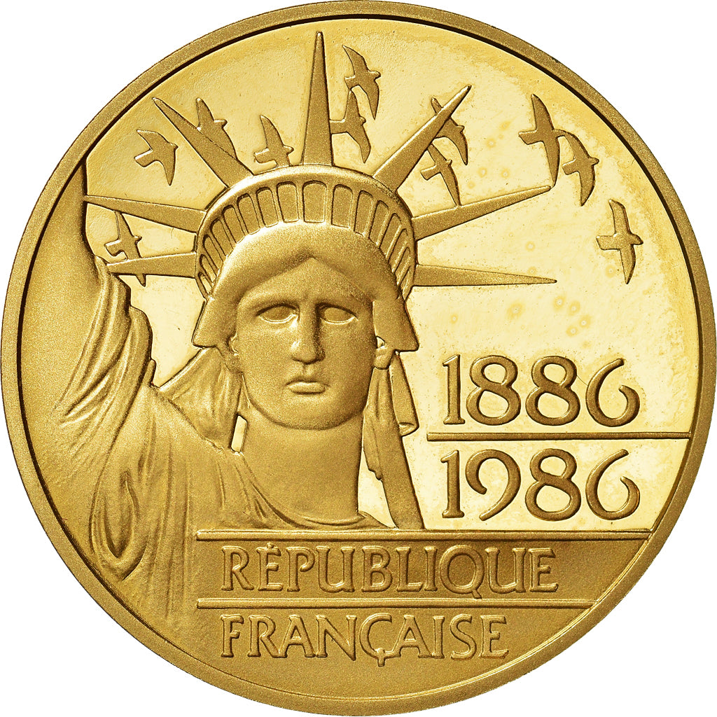 Monnaie, France, 100 Francs, 1986, Proof, FDC, Or, Gadoury:901, KM:960b