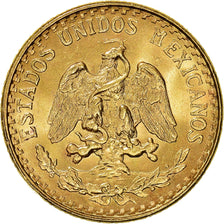 Coin, Mexico, 2 Pesos, 1945, Mexico City, MS(63), Gold, KM:461