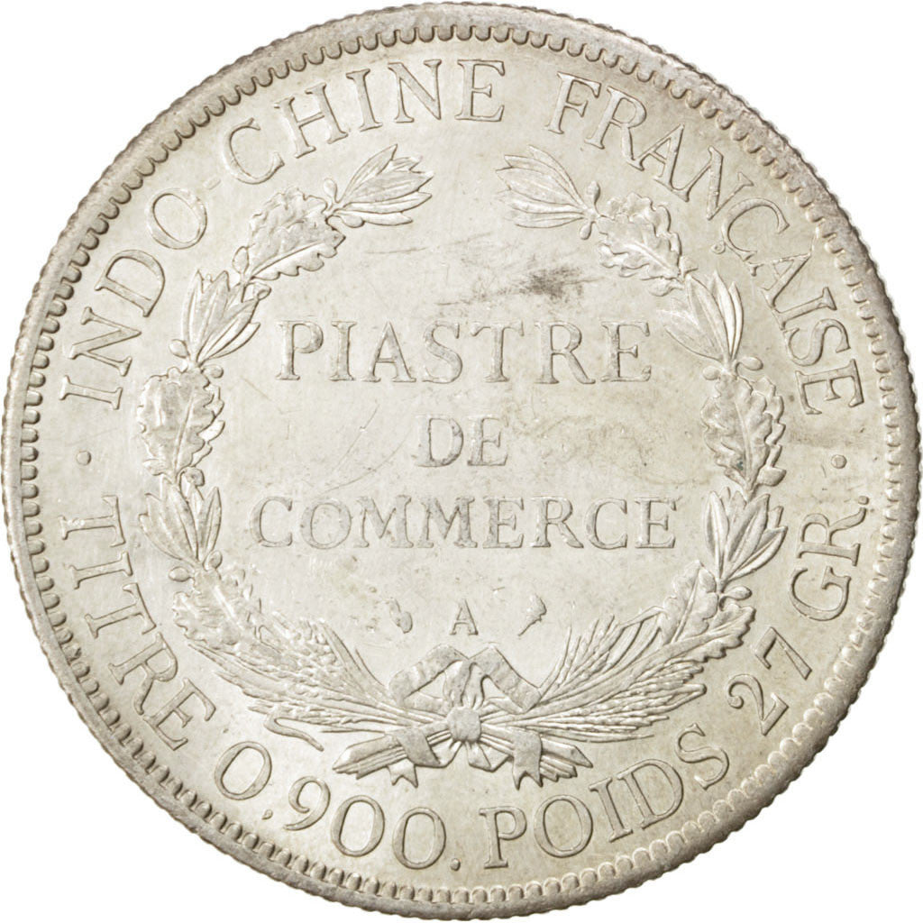 Indocina francese, Piastre, 1897, Paris, SPL-, Argento, KM:5a.1, Lecompte:279