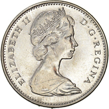 Moneda, Canadá, Elizabeth II, 5 Cents, 1967, Royal Canadian Mint, Ottawa, SC+