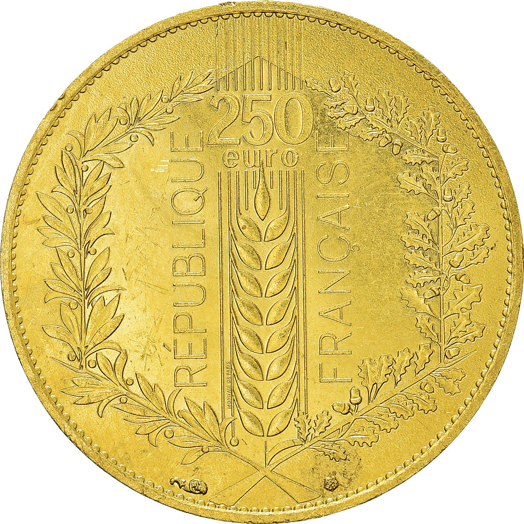 France, Monnaie de Paris, 250 Euro, Le Chêne, 2020, Paris, MS(63), Gold
