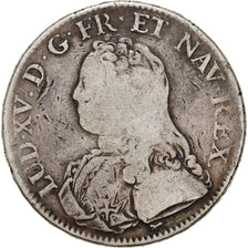 Moneta, Francia, Louis XV, Écu aux branches d'olivier, Ecu, 1730, Paris, MB