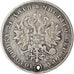 Moneta, Russia, Alexander II, Rouble, 1878, Saint-Petersburg, MB, Argento, KM:25