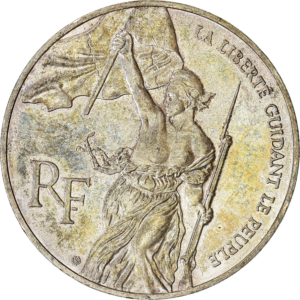 Coin, France, Liberté guidant le peuple, 100 Francs, 1993, MS(63), Silver