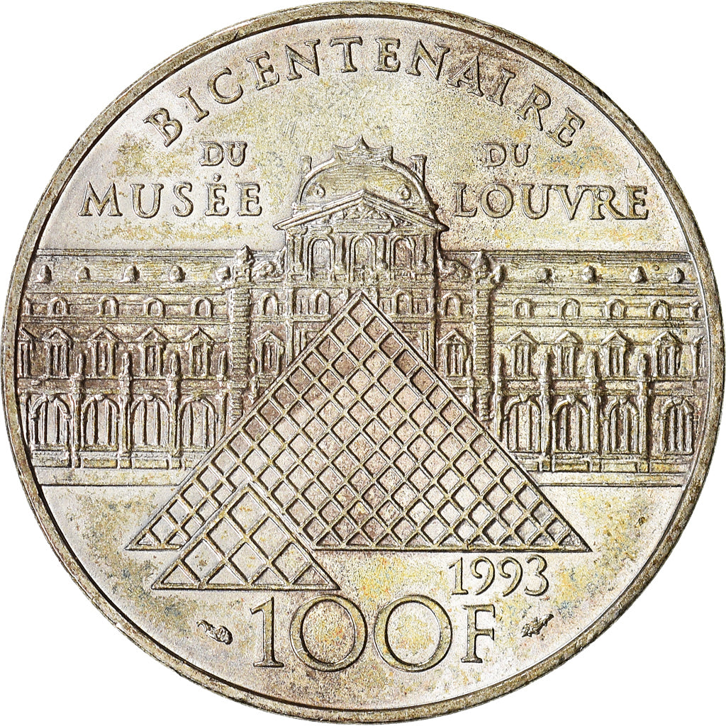 Coin, France, Liberté guidant le peuple, 100 Francs, 1993, MS(63), Silver
