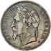 Moneta, Francia, Napoléon III, 5 Francs, 1870, Strasbourg, MB+, Argento