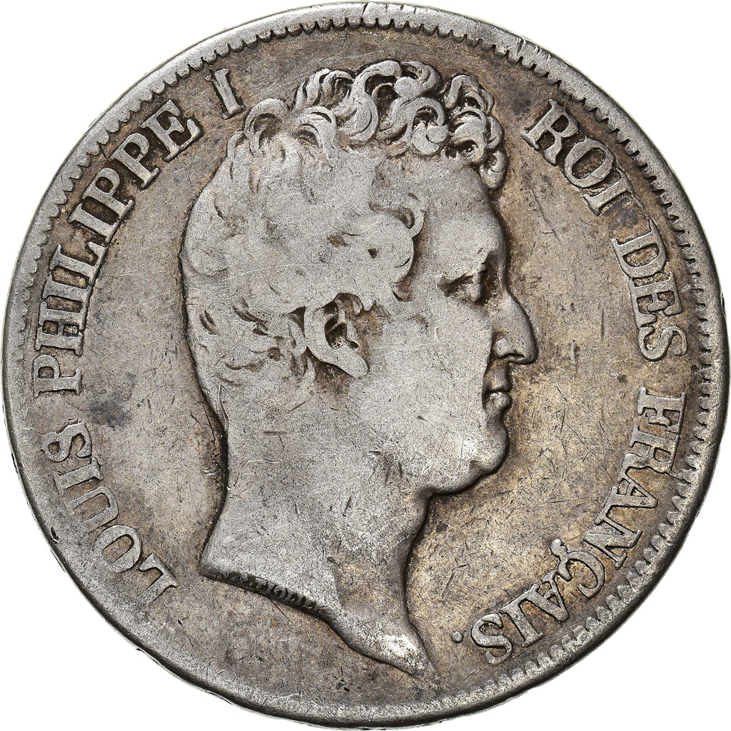 Coin, France, Louis-Philippe, 5 Francs, 1831, Paris, VF(20-25), Silver