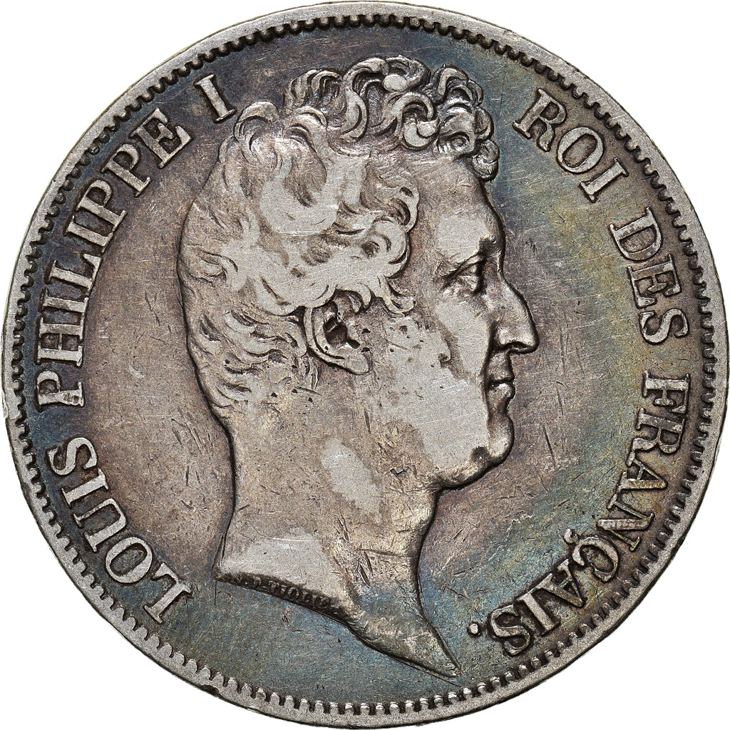 Coin, France, Louis-Philippe, 5 Francs, 1831, Paris, VF(30-35), Silver