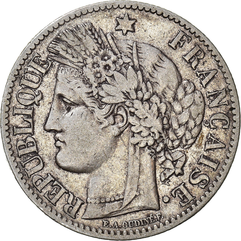 Monnaie, France, Cérès, 2 Francs, 1887, Paris, TB+, Argent, Gadoury:530a