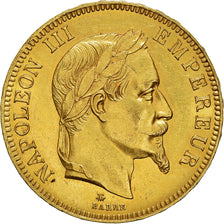 Moeda, França, Napoleon III, Napoléon III, 100 Francs, 1868, Paris, AU(50-53)