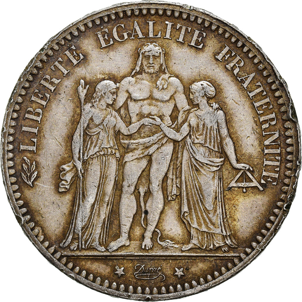 Monnaie, France, Hercule, 5 Francs, 1873, Paris, TTB, Argent, Gadoury:745a