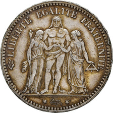 Monnaie, France, Hercule, 5 Francs, 1873, Paris, TTB, Argent, Gadoury:745a