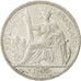 FRENCH INDO-CHINA, Piastre, 1905, Paris, KM #5a.1, EF(40-45), Silver, Lecompte..