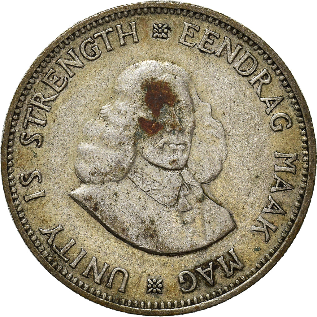 Coin, South Africa, 20 Cents, 1962, EF(40-45), Silver, KM:61