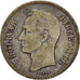 Coin, Venezuela, Gram 10, 2 Bolivares, 1936, VF(30-35), Silver, KM:23